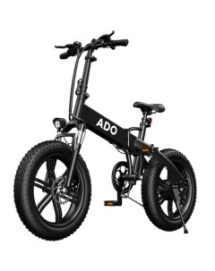 Велосипед A20F электрический складной диаметр колес 20 500W 35km h черный Ado