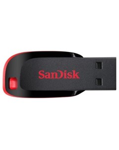Накопитель USB 2 0 16GB Cruzer Blade SDCZ50 016G B35 черный красный Sandisk