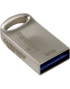 Накопитель USB 3 1 JetFlash 720 TS4GJF720S 4GB MLC метал silver Transcend