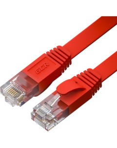 Кабель патч корд U UTP 6 кат 1м 53083 PROF плоский прямой 30 AWG ethernet high speed 10 Гбит с RJ45  Gcr