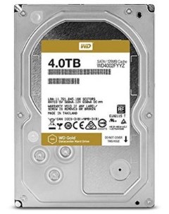 Жесткий диск 3 5 4 Tb 7200rpm 128Mb cache Gold WD4002FYYZ SATA III 6 Gb s Western digital