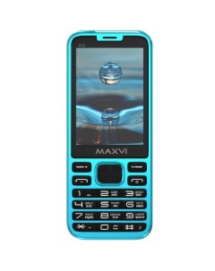 Телефон X10 Aqua blue Maxvi