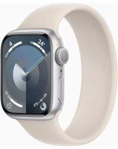 Умные часы Watch Series 9 A2978 41мм серебристый MR9M3LL A Apple