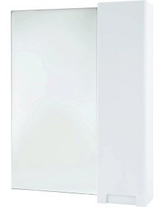 Зеркало шкаф Пегас 60 R белое Bellezza