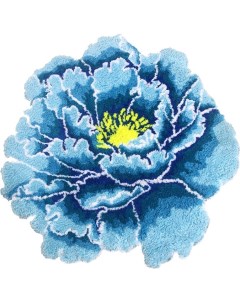 Коврик Peony Flower Blue 73 см Carnation home fashions