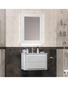 Мебель для ванной Луиджи 70 белая матовая Opadiris