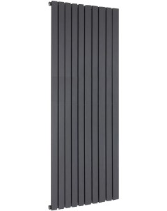 Радиатор стальной Соло В1 1750 10 секций боковое правое подключение черный структурный шелк Кзто