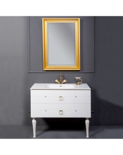 Мебель для ванной Valessi Avantgarde Piazza 100 белая с раковиной столешницей Armadi art