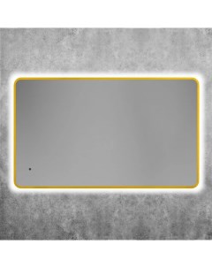 Зеркало Siena S 60х100 золото с LED подсветкой 6000К Art&max
