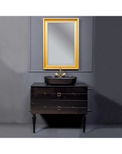 Мебель для ванной Valessi Avantgarde Piazza 100 черная с накладной раковиной Armadi art