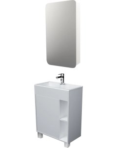 Мебель для ванной Lido 60Н белый глянец 1marka