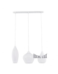 Подвесной светильник Soft SB3 Bianco Ideal lux