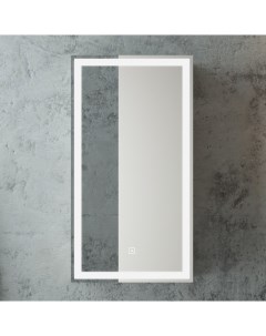 Зеркало шкаф Techno 35 R с подсветкой черное Art&max