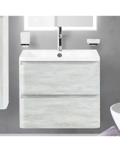 Тумба с раковиной Albano 70 подвесная rovere vintage bianco Belbagno