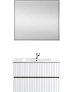 Мебель для ванной Elegant 90 белая матовая Art&max