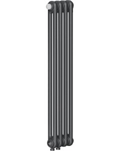 Радиатор стальной Tubog Ventil 1800 4 секции 2 трубчатый титан матовый Rifar