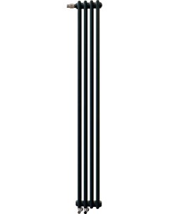 Радиатор стальной Charleston Completto C2180 04 2 трубчатый подключение V001 черный Zehnder