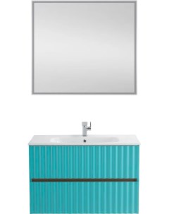 Мебель для ванной Elegant 90 светло зеленая Art&max