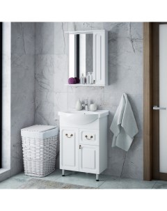 Мебель для ванной Элегия ретро 60 напольная бронза Corozo