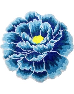 Коврик Peony Flower 90 см blue Carnation home fashions