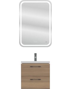 Мебель для ванной Lara 50 раковина Como 50 зеркало LED 051 pro 55 с микрофоном и динамиками Cersanit