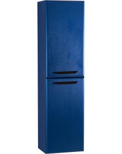 Шкаф пенал Eco Sapfiro синий универсальный ручки черные Cezares
