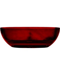 Акриловая ванна Kristall Rubin 170х75 см красная Abber