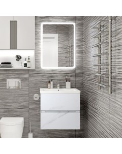 Мебель для ванной Techno подвесная 70 монти мрамор Art&max