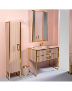 Мебель для ванной Monaco 100 капучино золото Armadi art