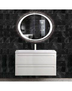 Мебель для ванной Platino 100 подвесная белый матовый Art&max