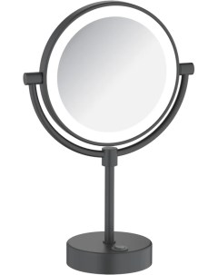 Косметическое зеркало Saona с подсветкой черное Timo