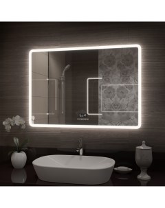 Зеркало Demure LED 80х60 с многофункциональной панелью Континент