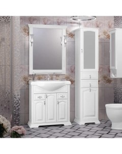 Мебель для ванной Риспекто 80 белая Opadiris