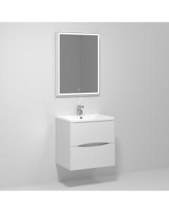 Мебель для ванной Adel 60 подвесная белая Vod-ok