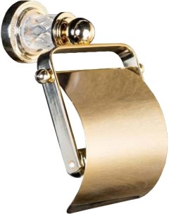 Держатель туалетной бумаги Murano Cristal золото Boheme