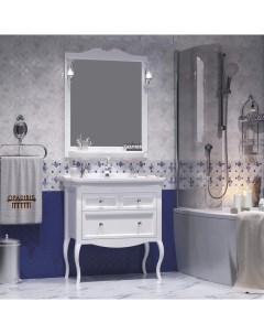 Мебель для ванной Валери 85 белая Opadiris