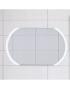 Зеркало Вега Мальта 100 с подсветкой овальное Бриклаер