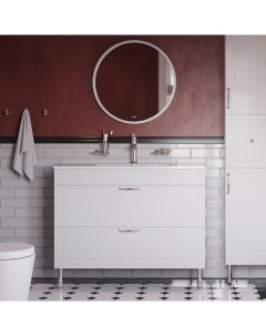 Мебель для ванной Oxford 100 напольная белая Iddis