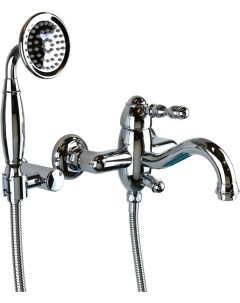 Смеситель Tiffany для ванны с душем хром Bronze de luxe