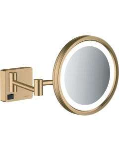 Косметическое зеркало AddStoris шлифованная бронза Hansgrohe