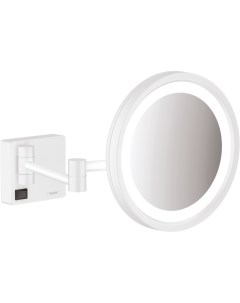 Косметическое зеркало AddStoris матовый белый Hansgrohe
