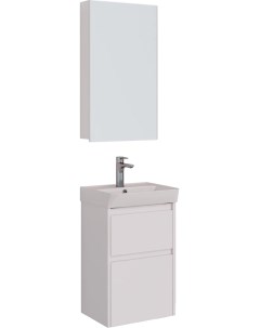 Мебель для ванной Combi 45 белая глянцевая Lemark