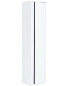 Шкаф пенал Lino 35 белый матовый Aquanet