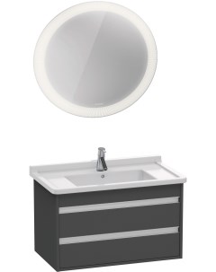 Мебель для ванной Ketho 80 графит матовый Duravit