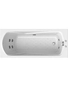 Акриловая ванна Vannesa Massage Сильвия 168х70 с каркасом экраном и полотенцедержателем классик Radomir