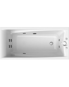 Акриловая ванна Vannesa Massage Фелиция 160х75 с гидромассажем и каркасом экран с рисунком классик Radomir