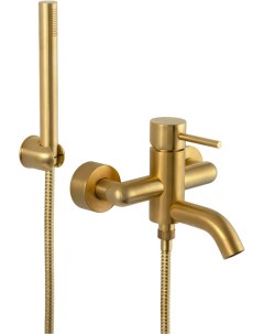 Смеситель для ванны с душем X Style X02 золото брашированное Remer