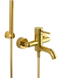 Смеситель для ванны с душем X Style X02 золото глянцевое Remer