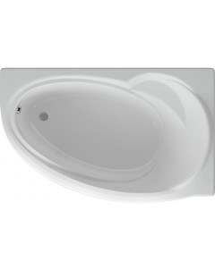 Акриловая ванна Бетта 170 R с фронтальным экраном Акватек