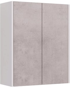 Шкаф Combi 60 бетон белый глянцевый Lemark